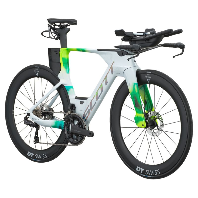 Scott Plasma RC Pro 2027 Carbon Aero Road Bike - Cumulus White/Viper Green-1
