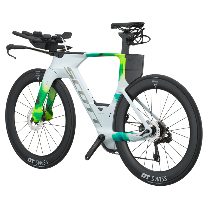 Scott Plasma RC Pro 2027 Carbon Aero Road Bike - Cumulus White/Viper Green-2