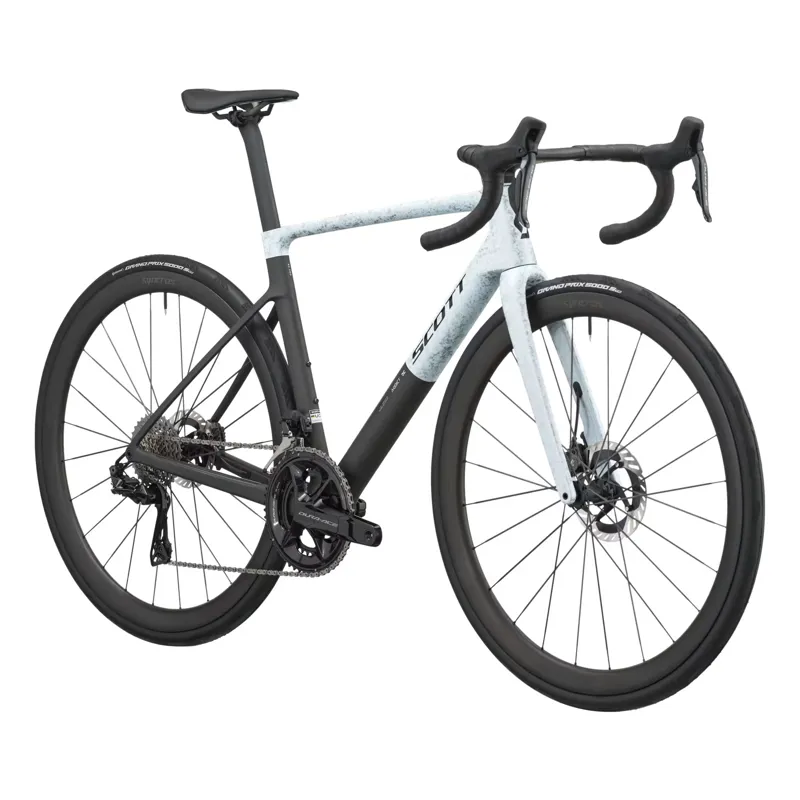Scott Addict RC Pro 2027 Carbon Road Bike - Rush White/Carbon Black-1