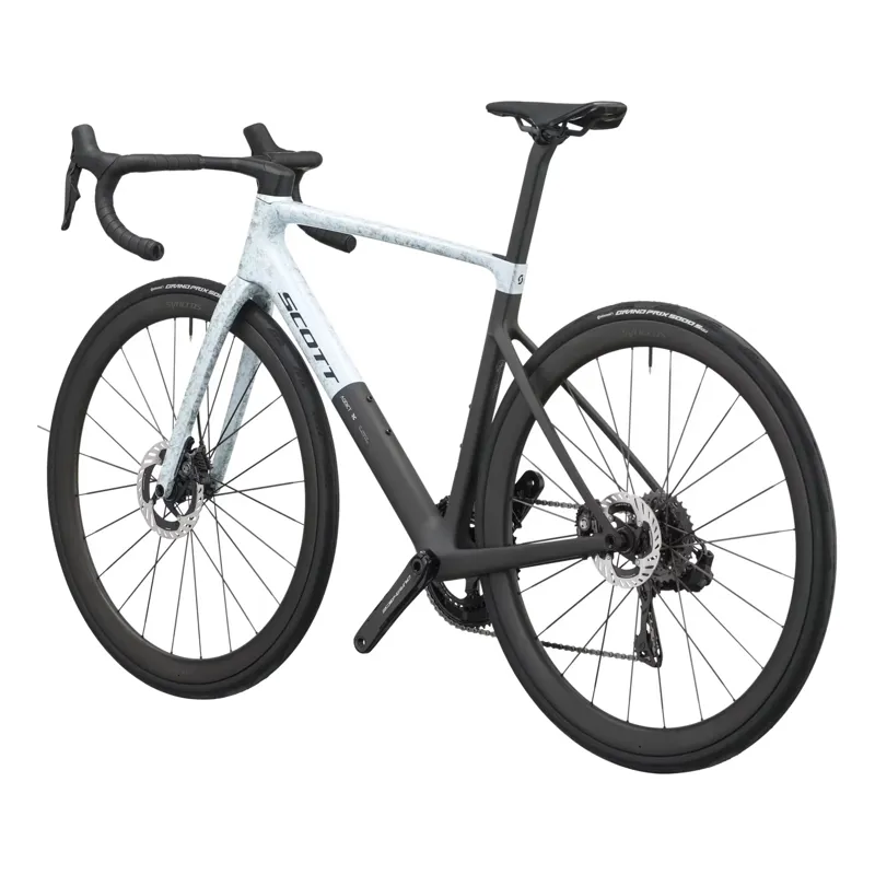 Scott Addict RC Pro 2027 Carbon Road Bike - Rush White/Carbon Black-2