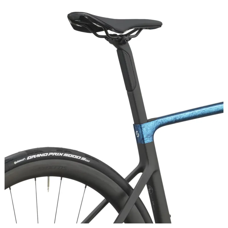 Scott Addict RC Team 2027 Carbon Road Bike - Watery Blue/Carbon Black-7