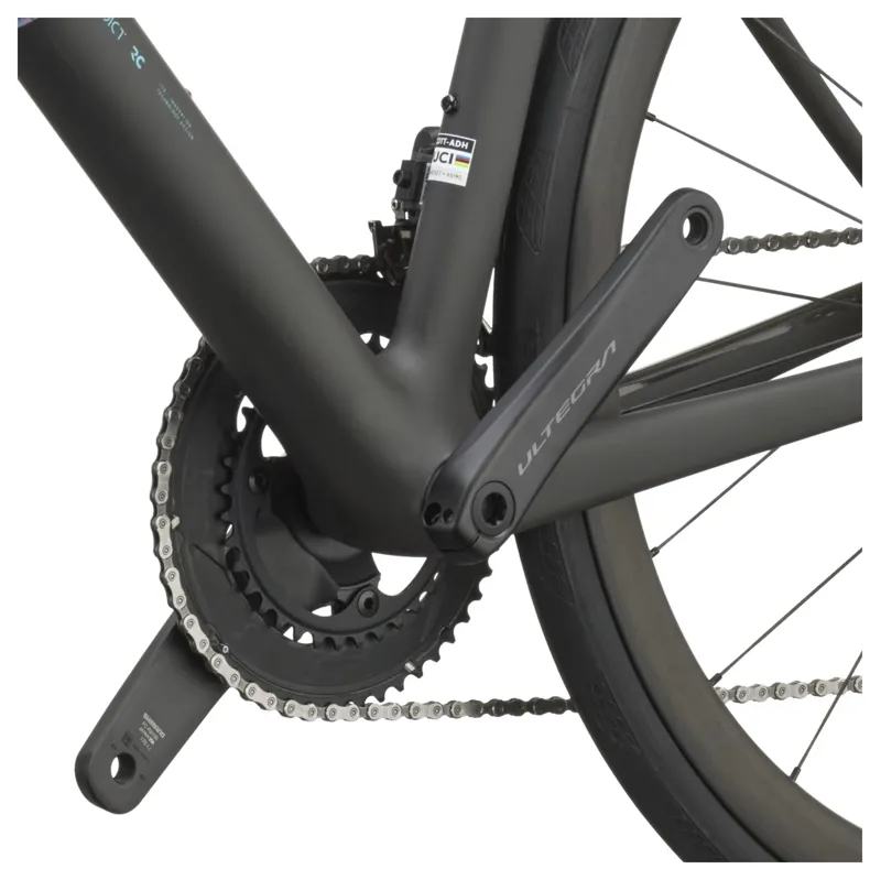 Scott Addict RC 10 2027 Carbon Road Bike - Flourish Blue/Carbon Black-6