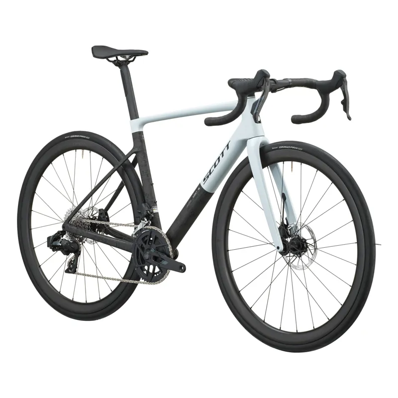 Scott Addict RC 25 2027 Carbon Road Bike - Cumulus White/Carbon Black-1
