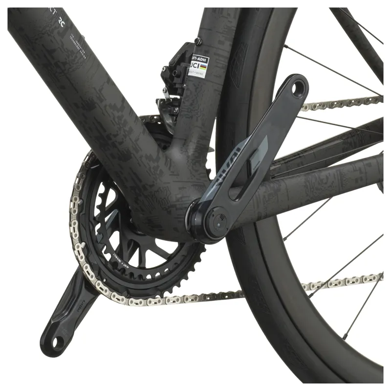 Scott Addict RC 25 2027 Carbon Road Bike - Cumulus White/Carbon Black-5