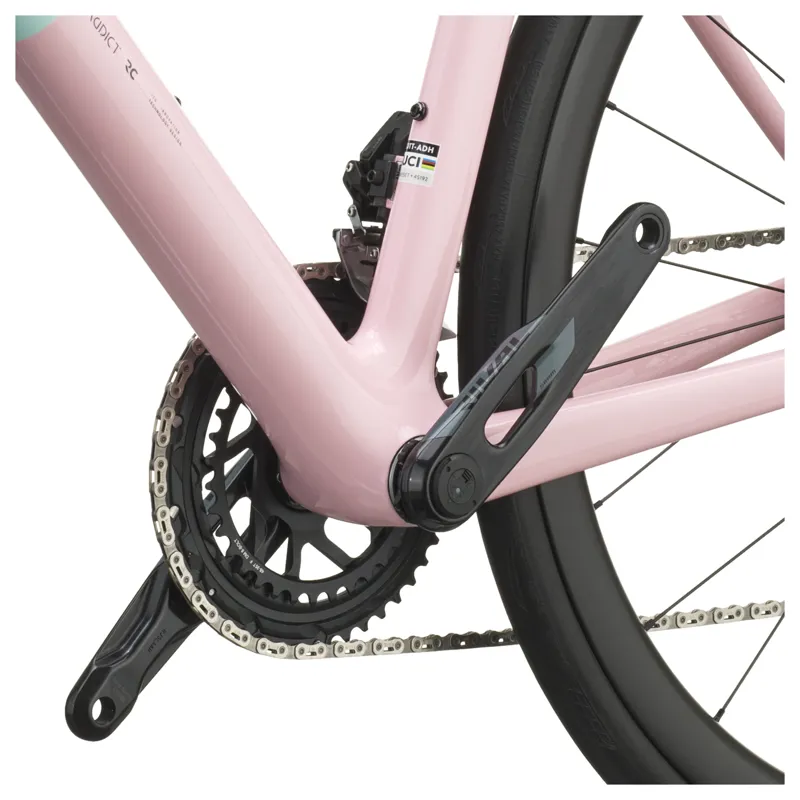 Scott Addict RC 25 2027 Carbon Road Bike - Gelato Blue/Gelato Pink-5