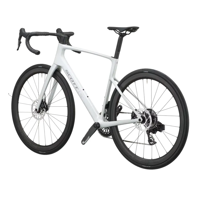 Scott Addict 10 2027 Carbon Endurance Road Bike - Rainbow White-2