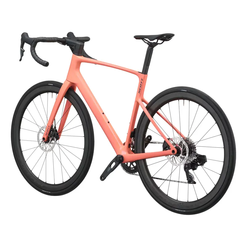 Scott Addict 25 2027 Carbon Endurance Road Bike - Peach Pink-2