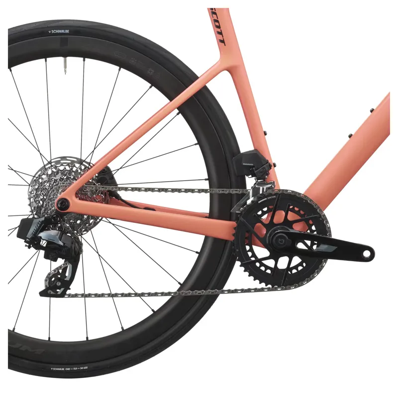 Scott Addict 25 2027 Carbon Endurance Road Bike - Peach Pink-3