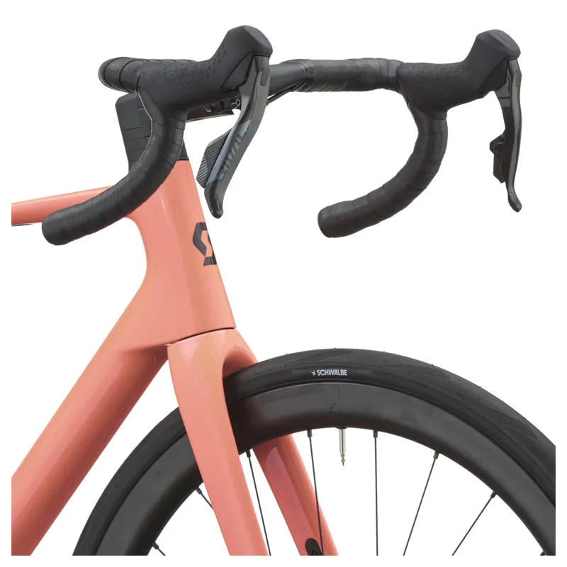 Scott Addict 25 2027 Carbon Endurance Road Bike - Peach Pink-4