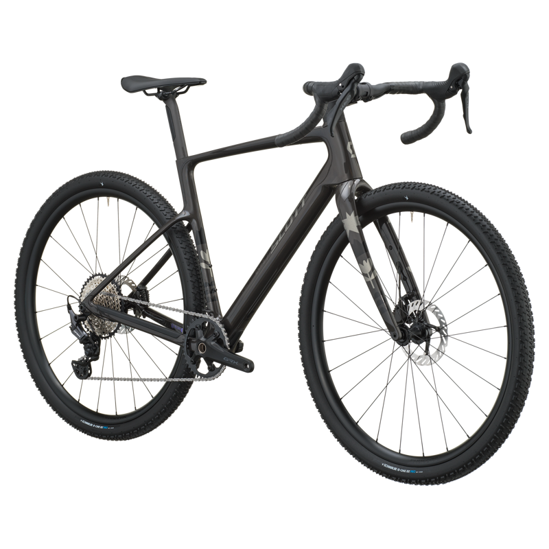 Scott Addict Gravel 40 2027 Carbon Gravel Road Bike - Carbon Black-1