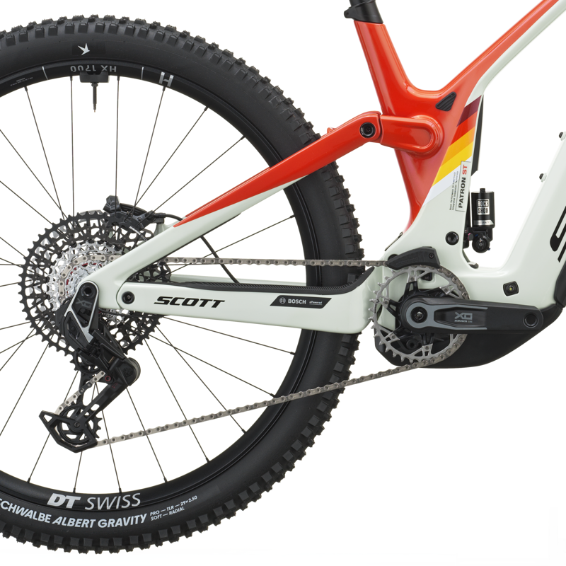 Scott Patron ST Tuned 800wh 29er 2027 Electric MTB - Blush White/Rally Red-3
