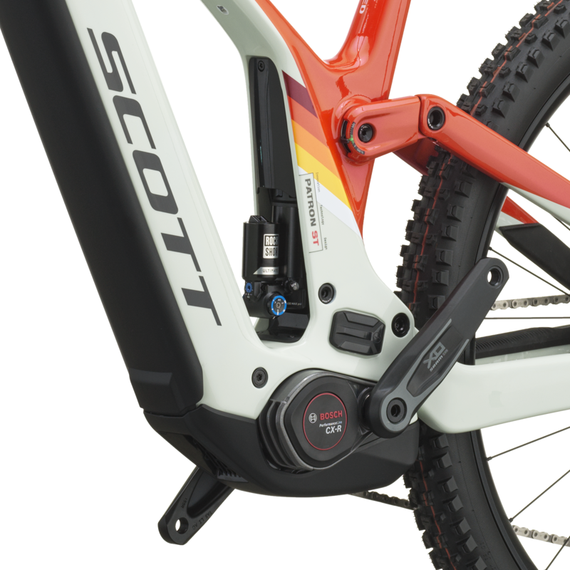 Scott Patron ST Tuned 800wh 29er 2027 Electric MTB - Blush White/Rally Red-5