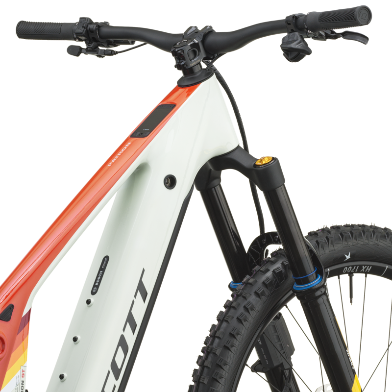 Scott Patron ST Tuned 800wh 29er 2027 Electric MTB - Blush White/Rally Red-6