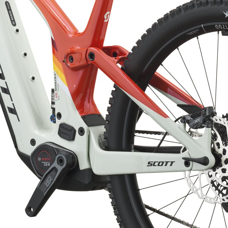 Scott Patron ST Tuned 800wh 29er 2027 Electric MTB - Blush White/Rally Red-7