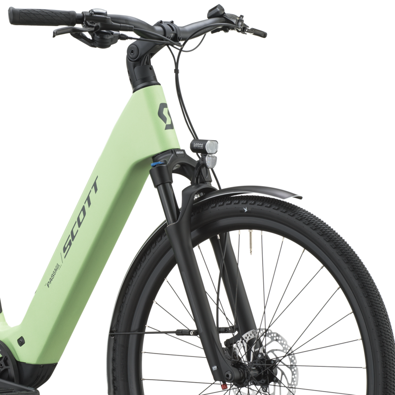 Scott Passage 10 Belt Wave 400wh 2027 Electric Hybrid Bike - Paradise Green-4