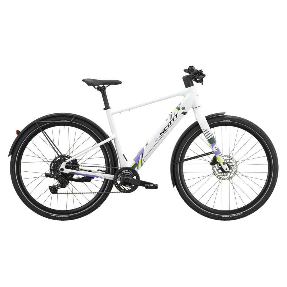uPRISE Bikes Scott Sweep 10 360wh 2027 Electric Hybrid Bike - Signal White | Price match, 365 day returns, 18-Month Warranty, Finance Available & Free UK Delivery