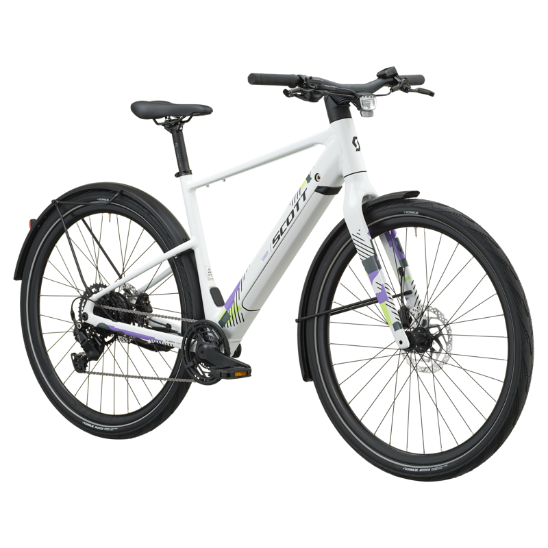 Scott Sweep 10 360wh 2027 Electric Hybrid Bike - Signal White-1