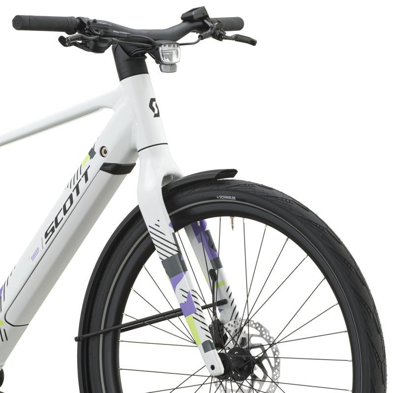 Scott Sweep 10 360wh 2027 Electric Hybrid Bike - Signal White-4