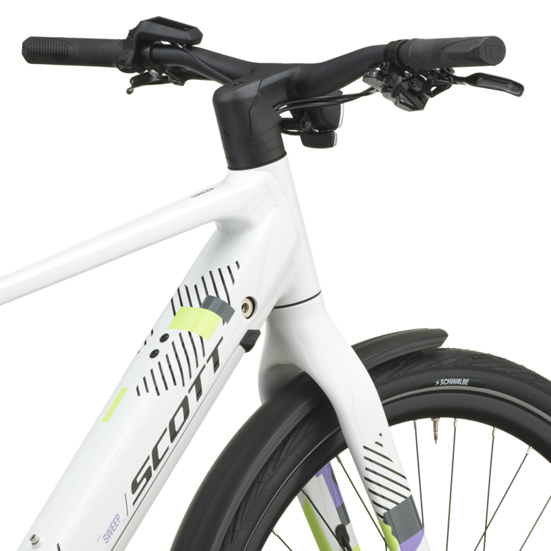 Scott Sweep 10 360wh 2027 Electric Hybrid Bike - Signal White-6