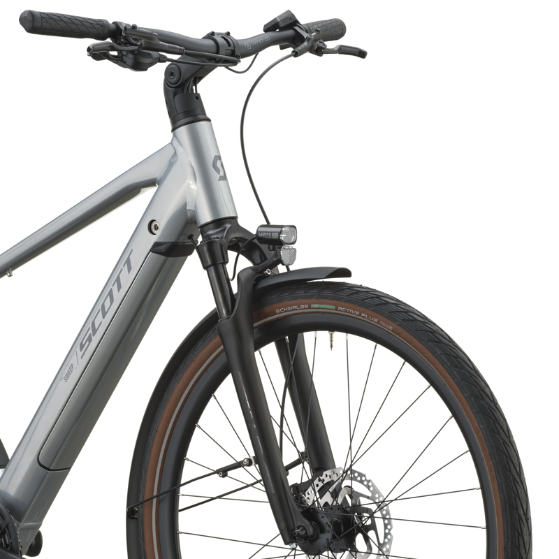 Scott Sweep 20 360wh 2027 Electric Hybrid Bike - Chrome Silver-4