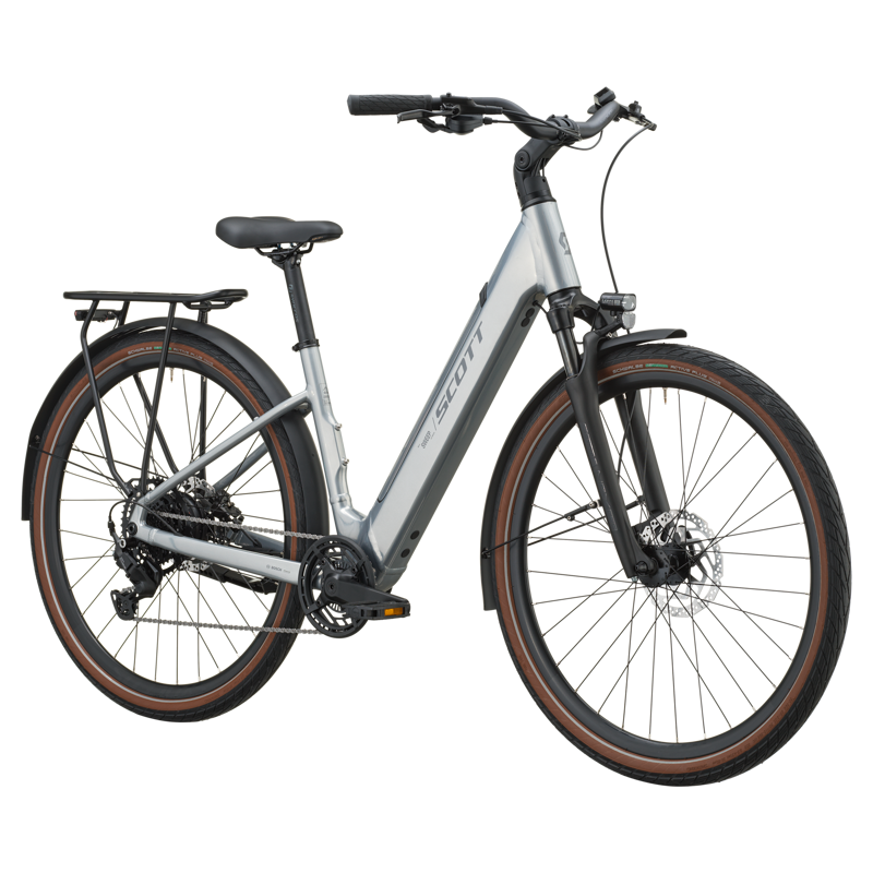 Scott Sweep 20 Wave 360wh 2027 Electric Hybrid Bike - Chrome Silver-1