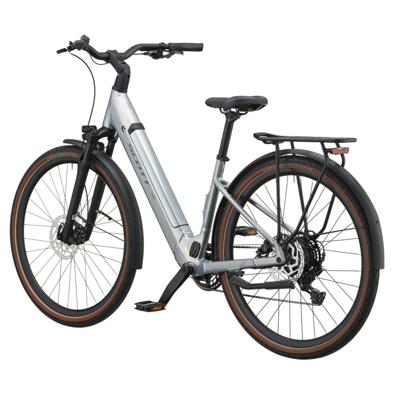 Scott Sweep 20 Wave 360wh 2027 Electric Hybrid Bike - Chrome Silver-2