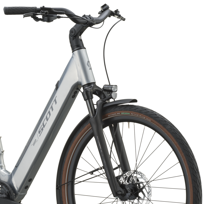 Scott Sweep 20 Wave 360wh 2027 Electric Hybrid Bike - Chrome Silver-4