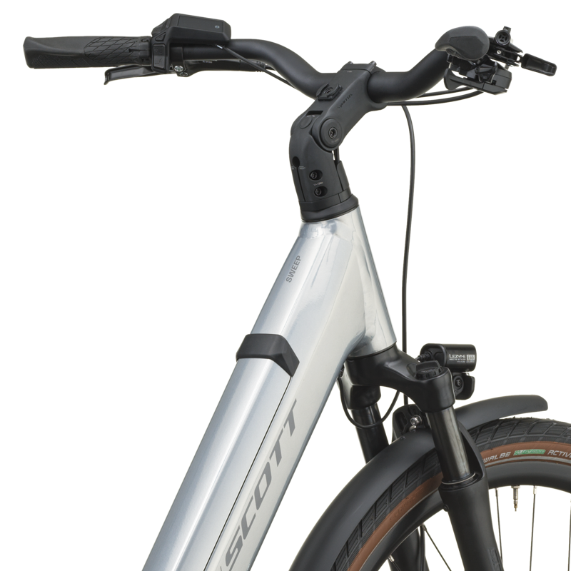 Scott Sweep 20 Wave 360wh 2027 Electric Hybrid Bike - Chrome Silver-6