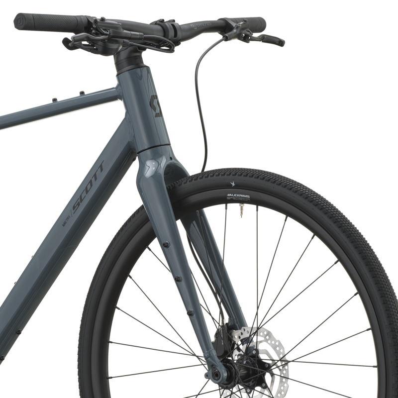 Scott Metrix 30 2027 Hybrid Bike - Turbulence Grey-4