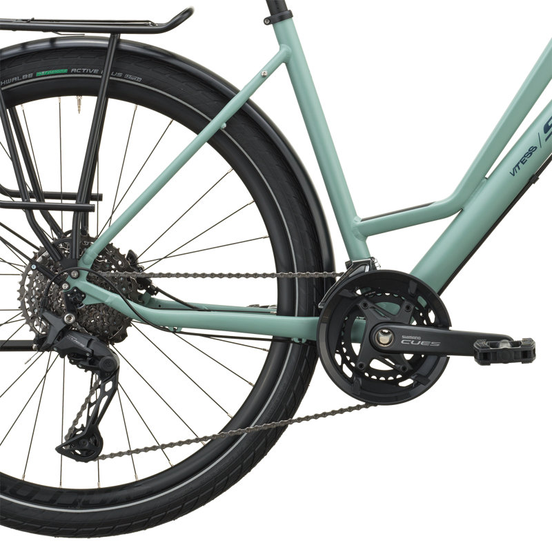 Scott Vitess 10 Wave 2027 Hybrid Bike - Willow Green-2