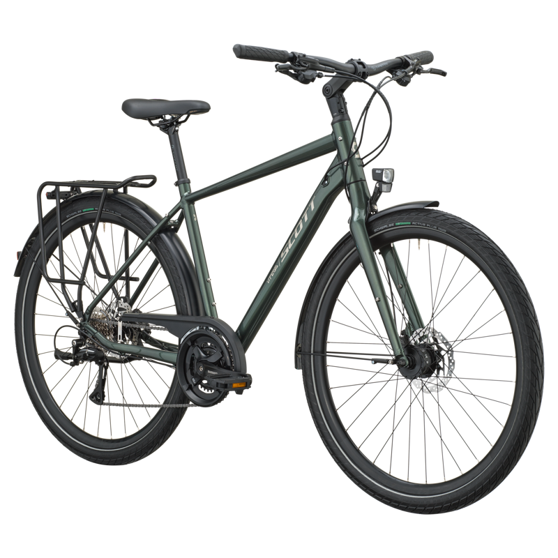 Scott Vitess 25 2027 Hybrid Bike - Kelp Green-1