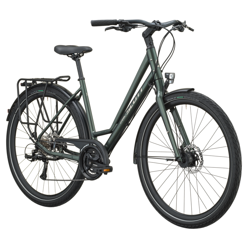 Scott Vitess 25 Wave 2027 Hybrid Bike - Kelp Green-1
