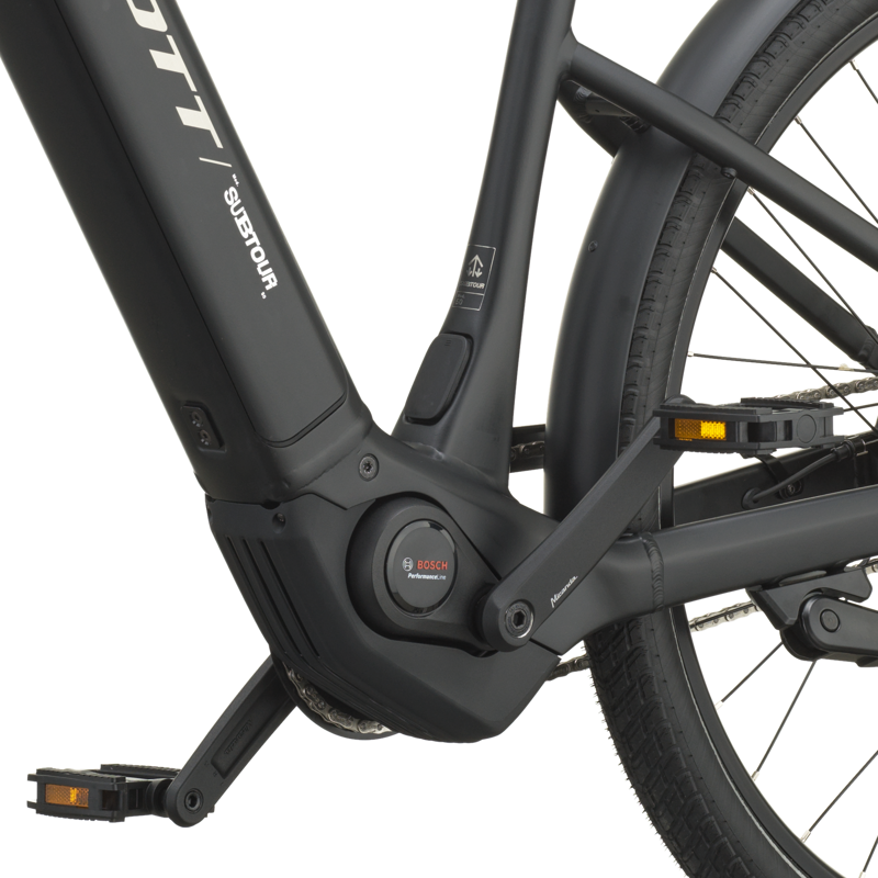 Scott Sub Tour 50 540wh 2027 Electric Hybrid Bike - Black-5