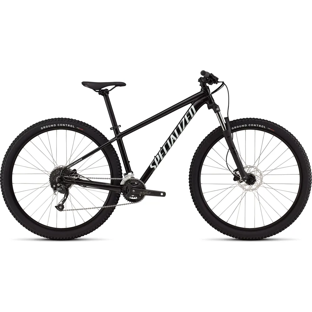 uPRISE Bikes Specialized Rockhopper 2026 Hardtail Mountain Bike - Obsidian/White | Price match, 365 day return s, 18-Month Warranty, Finance Available & Free UK Delivery