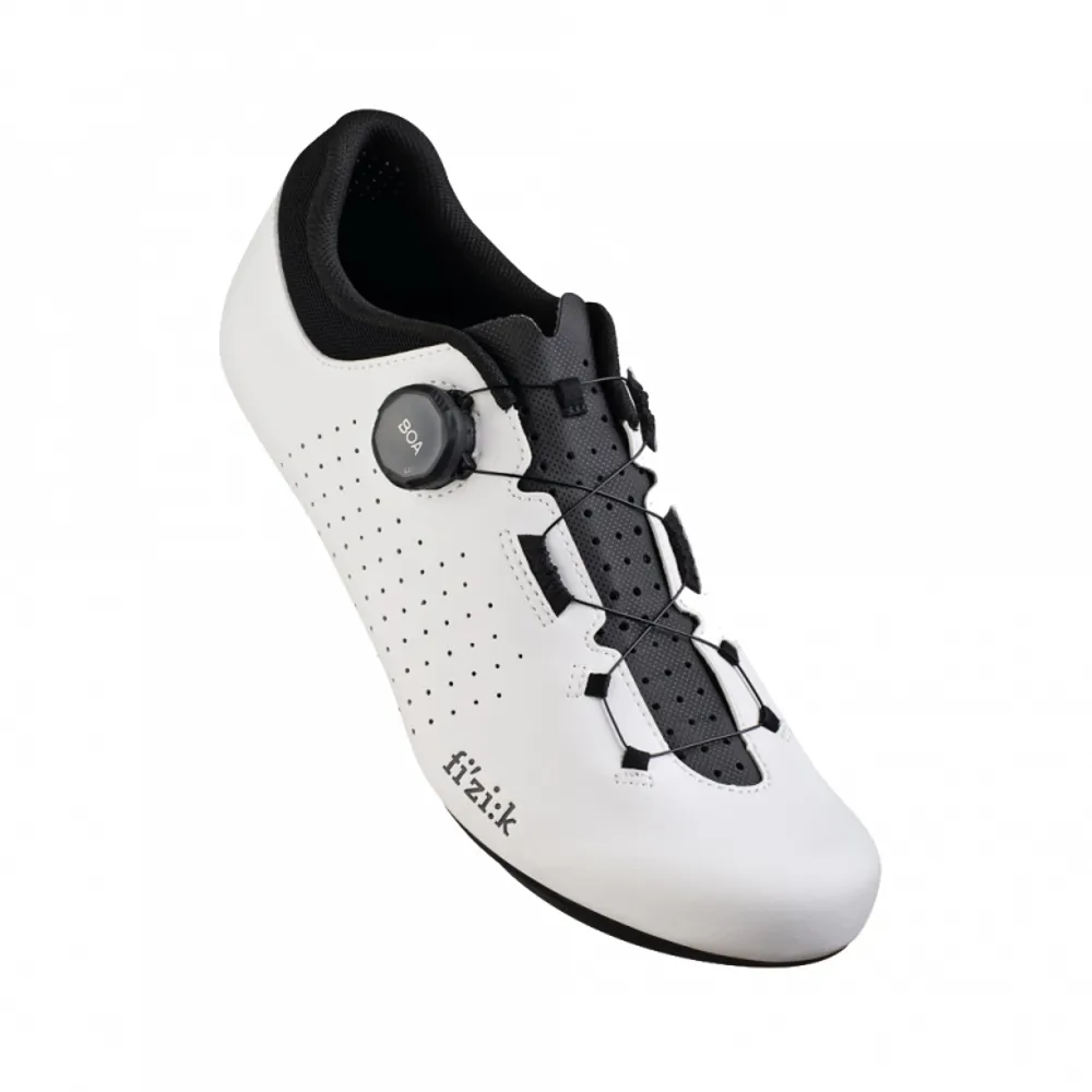 uPRISE Bikes Fizik Vento Omna Wide Fit Road Shoes - White/Black | Price match, 365 day return s, 18-Month Warranty, Finance Available & Free UK Delivery
