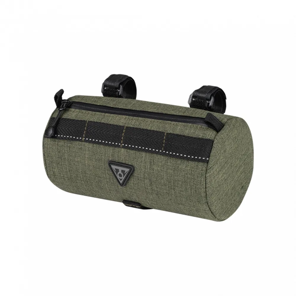 uPRISE Bikes Topeak Tubular Handlebar Bag - 1.5 Litre - Green | Price match, 365 day return s, 18-Month Warranty, Finance Available & Free UK Delivery