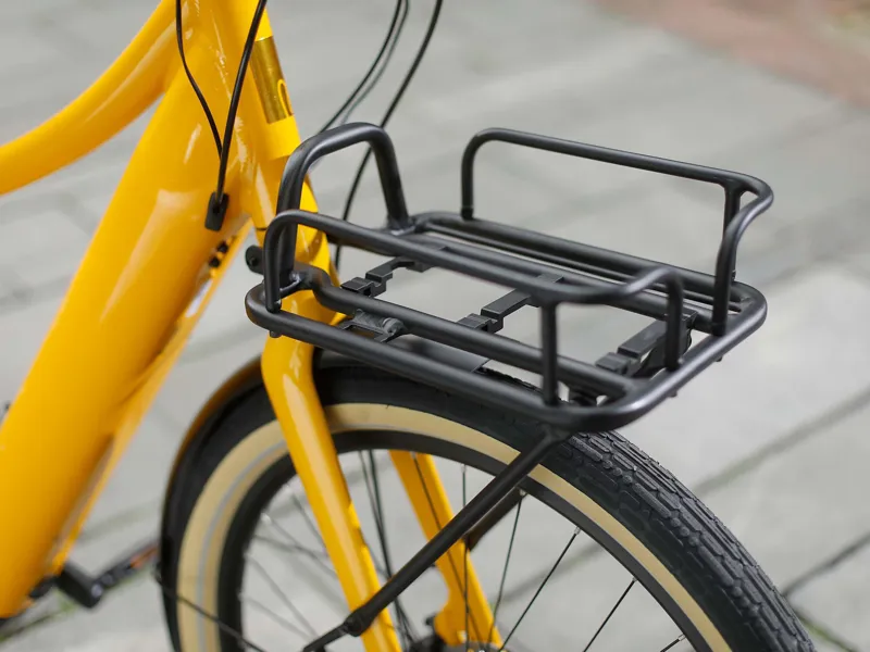 Momentum Universal Front Rack W/ Side Rail - Black - Small-1