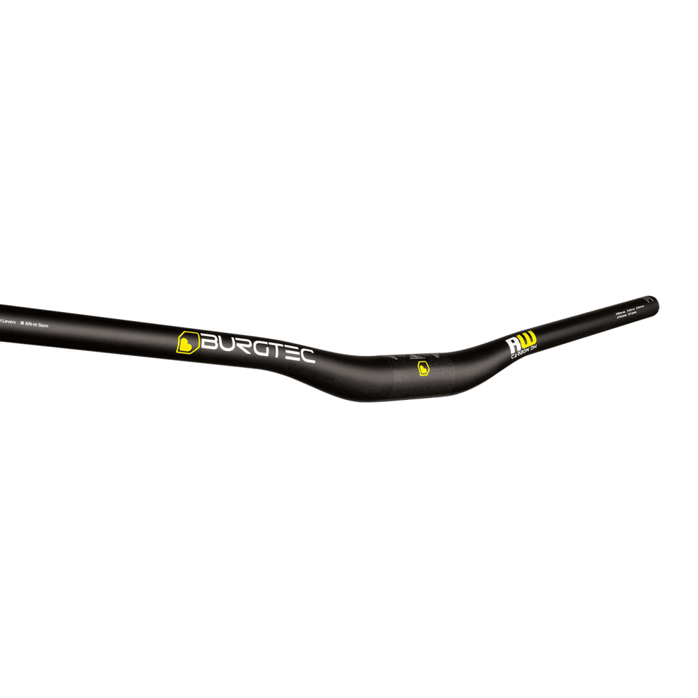 uPRISE Bikes Burgtec Ride Wide Carbon DH Handlebars - 800mm - Black | Price match, 365 day return s, 18-Month Warranty, Finance Available & Free UK Delivery