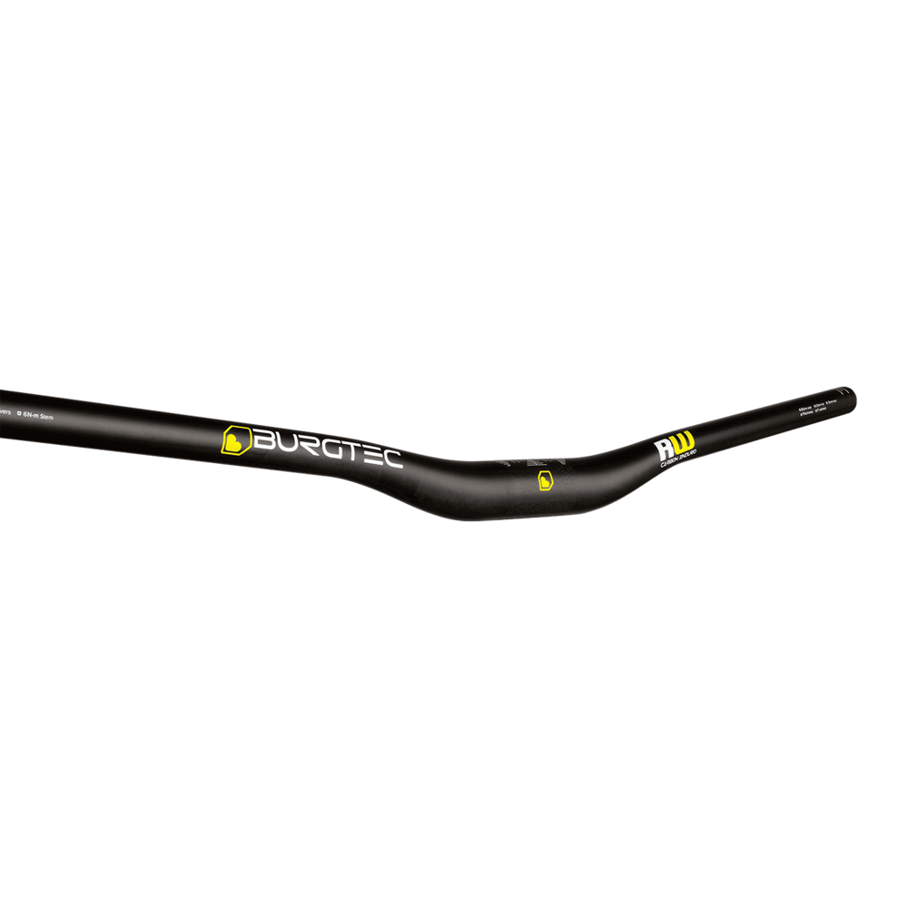uPRISE Bikes Burgtec Ride Wide Carbon Enduro Handlebars - 800mm - Black | Price match, 365 day return s, 18-Month Warranty, Finance Available & Free UK Delivery