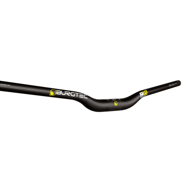 Burgtec Ride Wide Carbon Enduro Handlebars - 800mm - Black-1