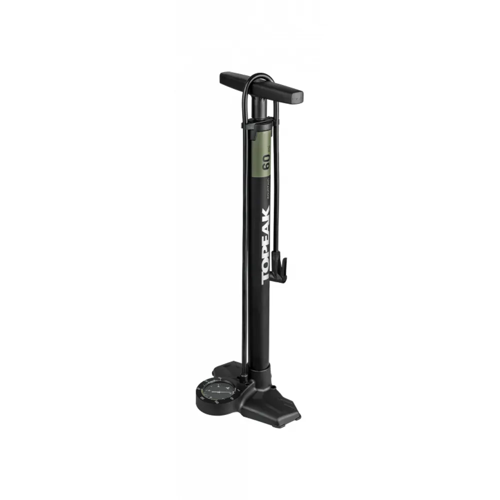 uPRISE Bikes Topeak JoeBlow Mountain EX Track Pump - Black/Green | Price match, 365 day return s, 18-Month Warranty, Finance Available & Free UK Delivery