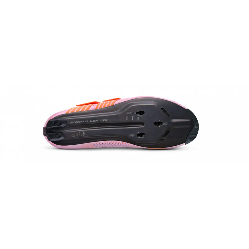 Fizik Vento Powerstrap Aeroweave Road Shoes - Coral/Black-2