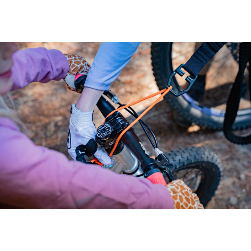 Kids Ride Shotgun Quick Fit MTB Tow Rope - Black-7