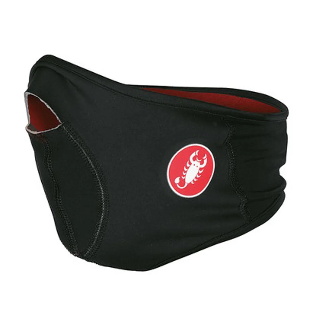 uPRISE Bikes Castelli Viso Face Mask - Black | Price match, 365 day return s, 18-Month Warranty, Finance Available & Free UK Delivery