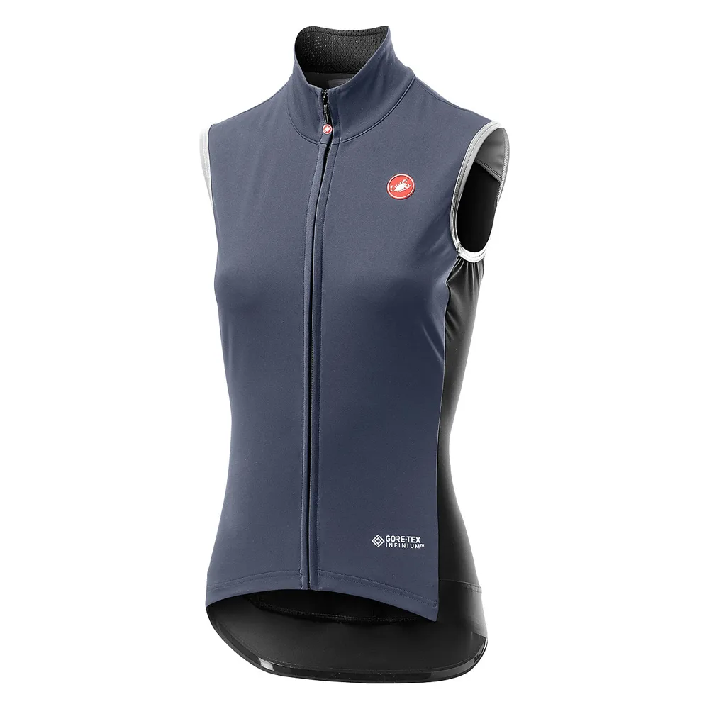 uPRISE Bikes Castelli Perfetto RoS Womens Vest - Dark Steel Blue | Price match, 365 day return s, 18-Month Warranty, Finance Available & Free UK Delivery