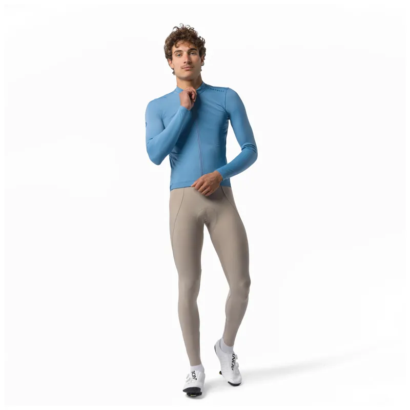 Castelli Espresso Thermal 2 Men's Long Sleeve Jersey - Metallic Blue-7