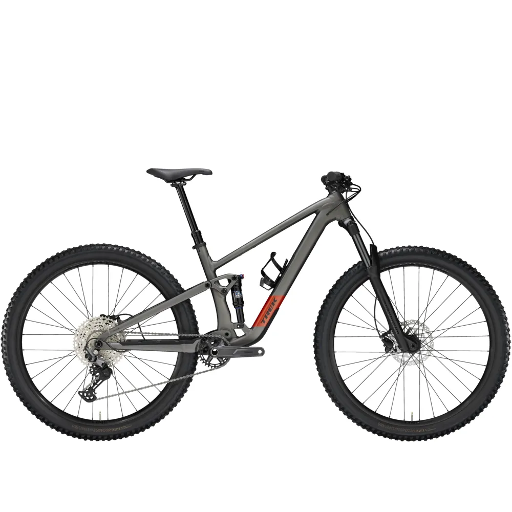 uPRISE Bikes Trek Top Fuel 5 Gen 4 2025 Full Suspension MTB - Matte Mercury | Price match, 365 day return s, 18-Month Warranty, Finance Available & Free UK Delivery