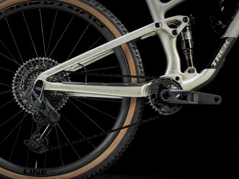 Trek Top Fuel 9.9 XO AXS Gen 4 2025 Full Suspension MTB - Lunar Silver-5