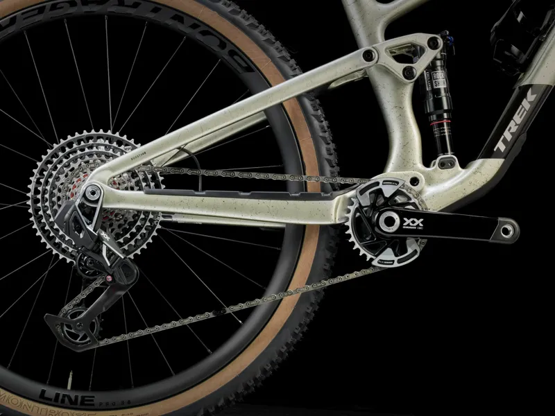 Trek Top Fuel 9.9 XX AXS Gen 4 2025 Full Suspension MTB - Lunar Silver-5