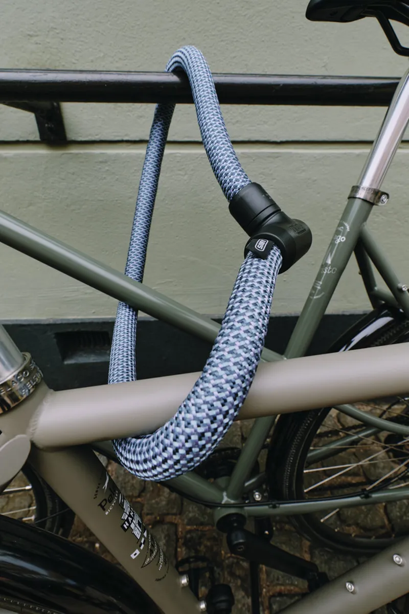 Abus Yarnit 4004K/110 Keyed Cable Lock - Denim Blue-1